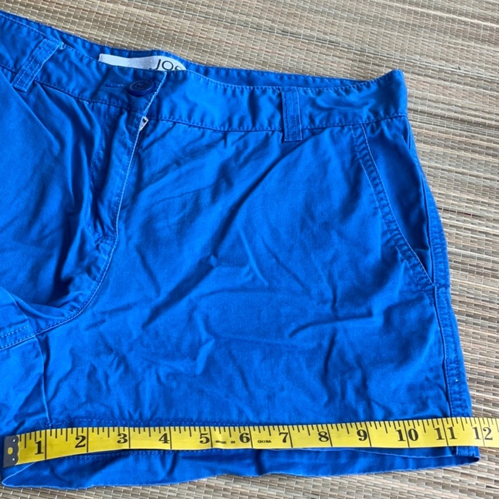 Joe Fresh Blue Women's Shorts 100% Cotton Size 6 - Picture 7 of 11